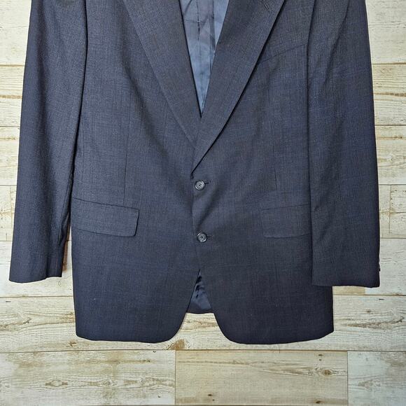 Hart Schaffner Marx Softly Tailored Blazer Dillards Wool Suit Jacket Size 41R - Picture 7 of 16